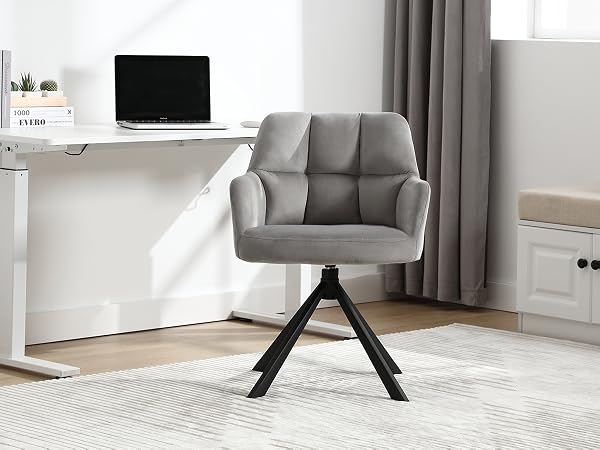chaise bureau gris