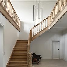 staircase chandelier