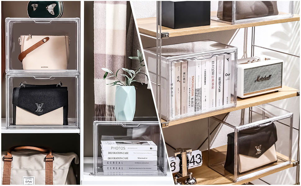 Acryl vitrine, sehr gut geeignet, um Bücher aufzubewahren, Figuren, Handtaschen zu präsentieren