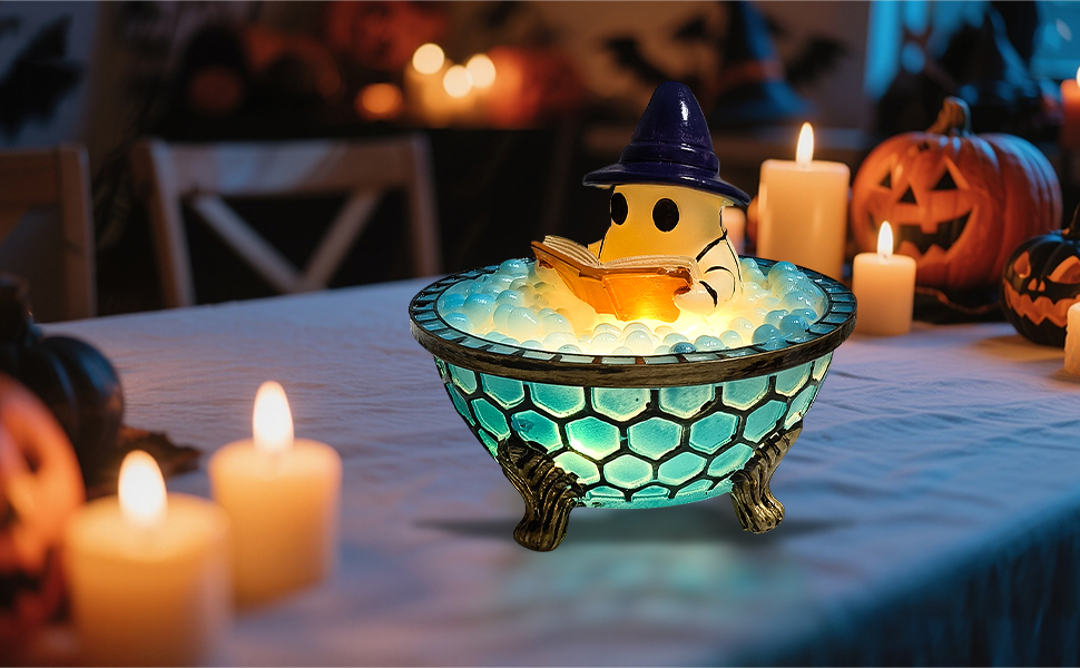 Lámpara de baño de burbujas fantasma de Halloween