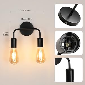 2er-Pack Wandlampe