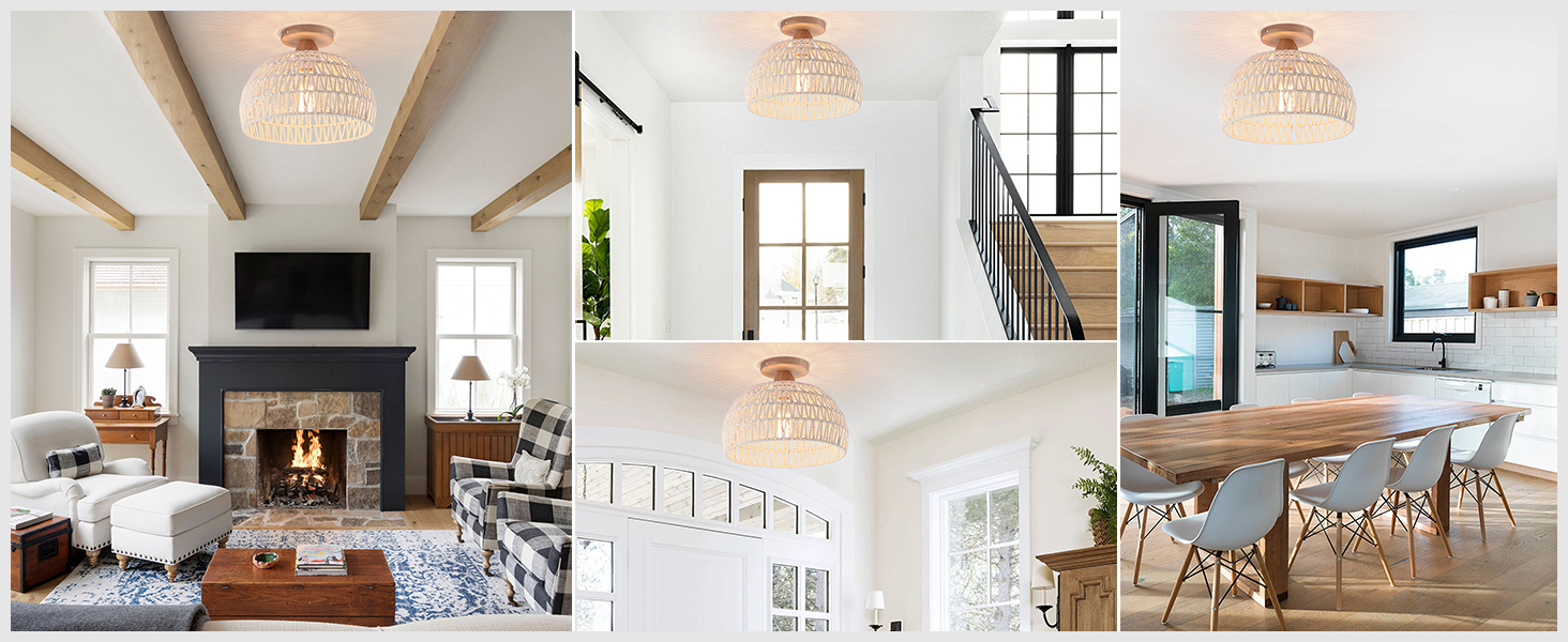 kitchen hanging lamp bamboo ceiling light entryway northern lights lamp ceiling bulb lamp