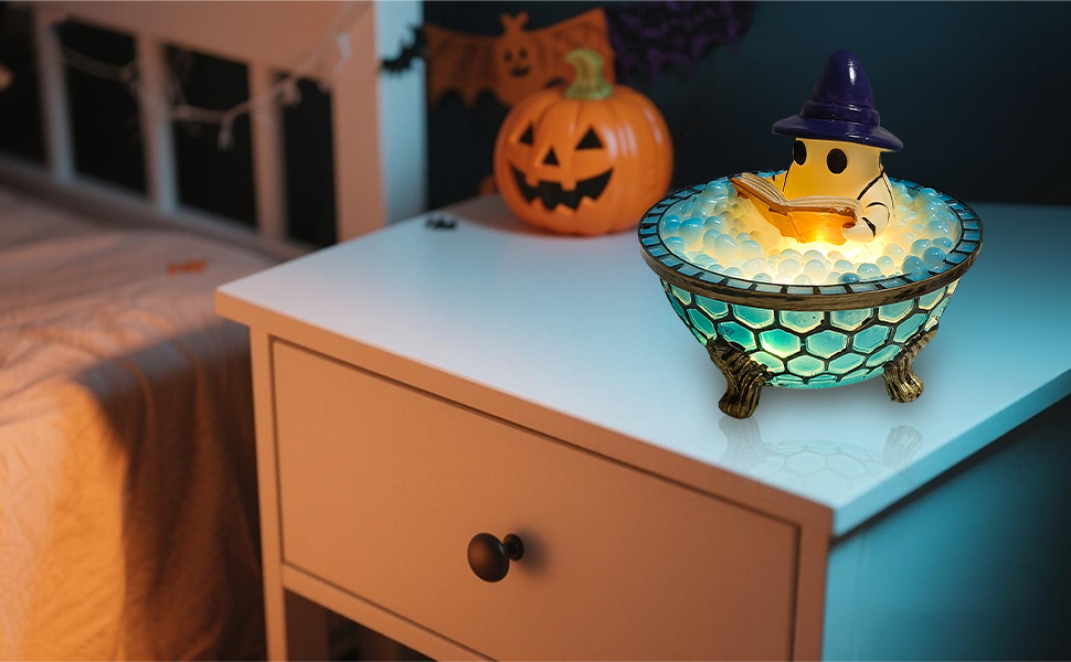 Lámpara de baño de burbujas fantasma de Halloween