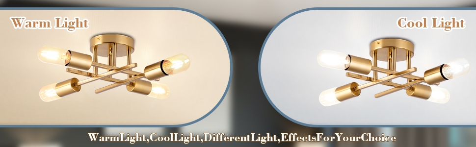 semi flush mount ceiling light fixture