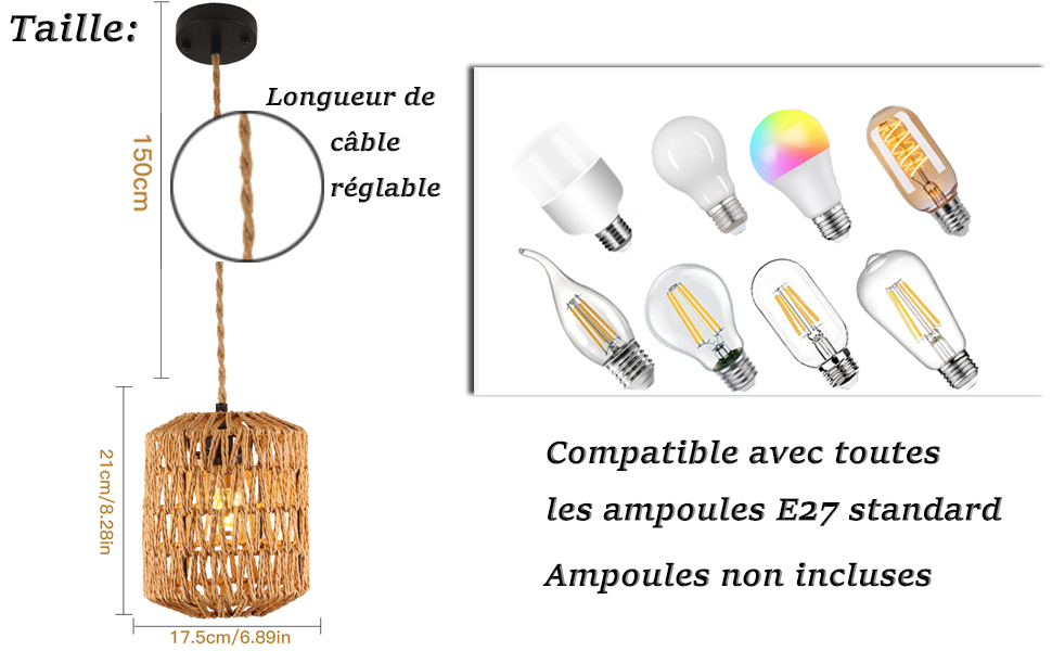 suspensions éclairage intérieur