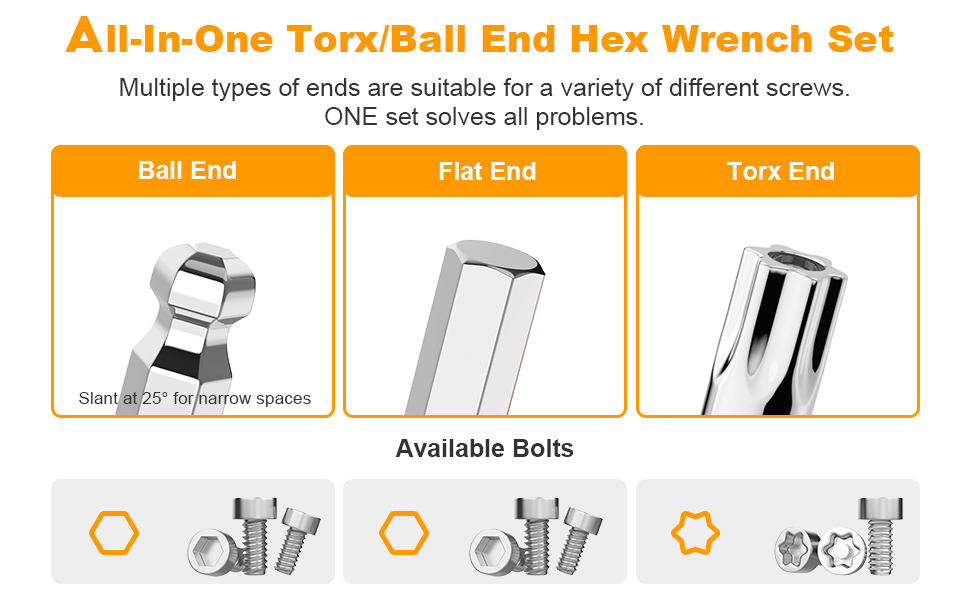 Star Key Torx Wrench Set 