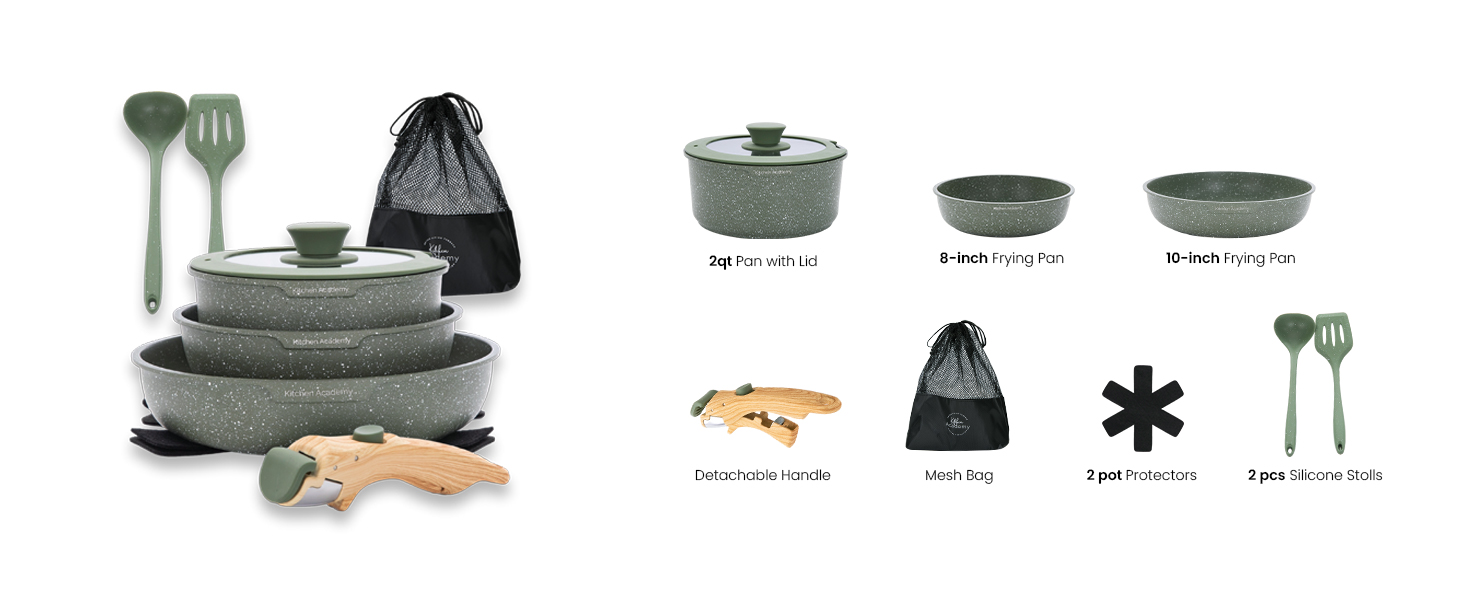 Lot de 10 Casseroles