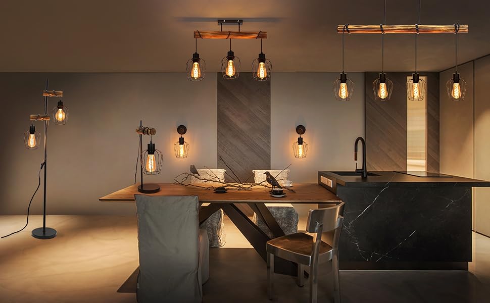 Lampes industrielles.