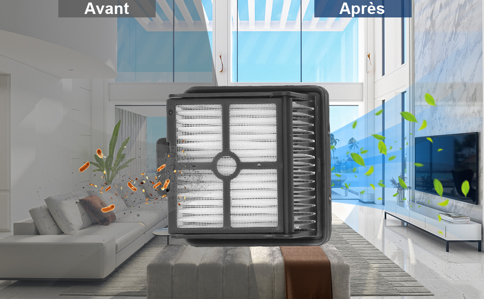 Fixbetter Spazzola di ricambio e filtro HEPA per aspirapolvere Dreame H12, H12 Core