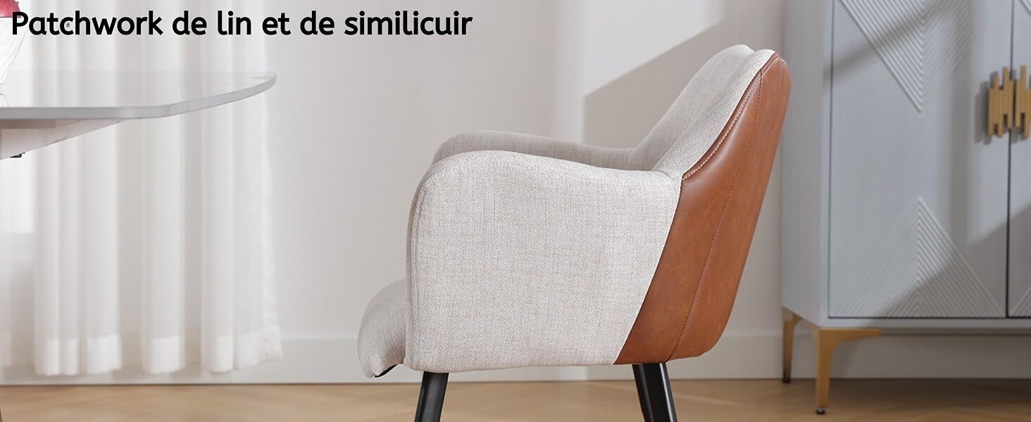 chaise de salon lot de 2