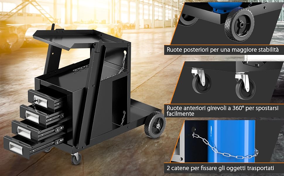 Carrello Porta Saldatrice