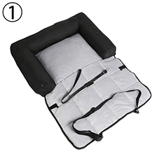 chat sac transport panier auto siege housse protection tapis chiot coffre chiens anti