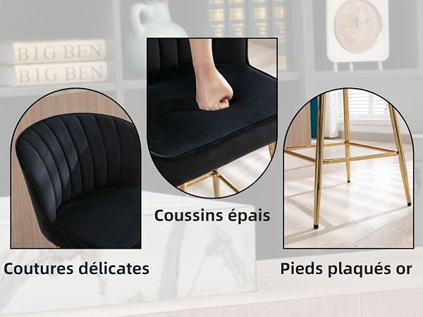 tabouret bar dore