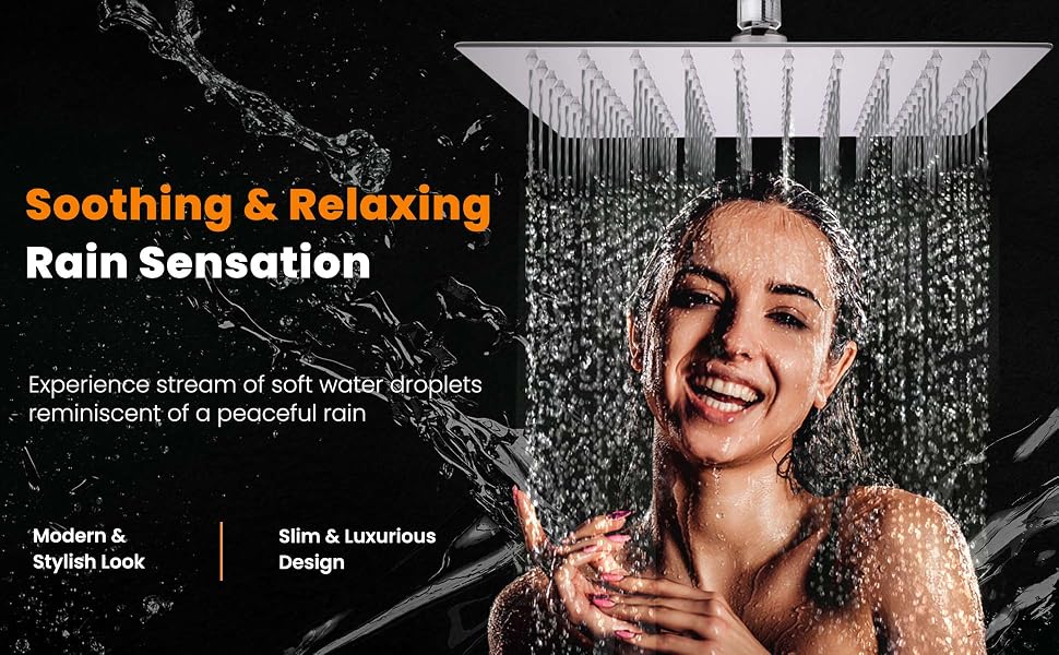 Le pommeau de douche Livorest offre une sensation de pluie apaisante et relaxante