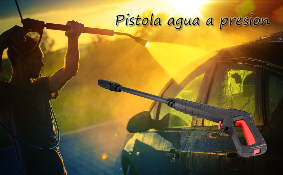 Pistola agua a presion