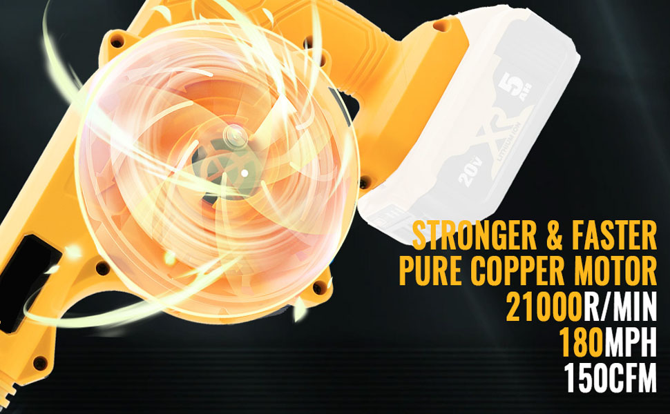 STRONGER & FASTER PURE COPPER MOTOR