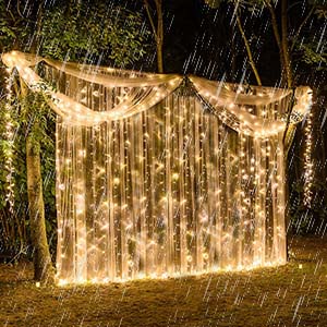 rideau guirlande lumineuse