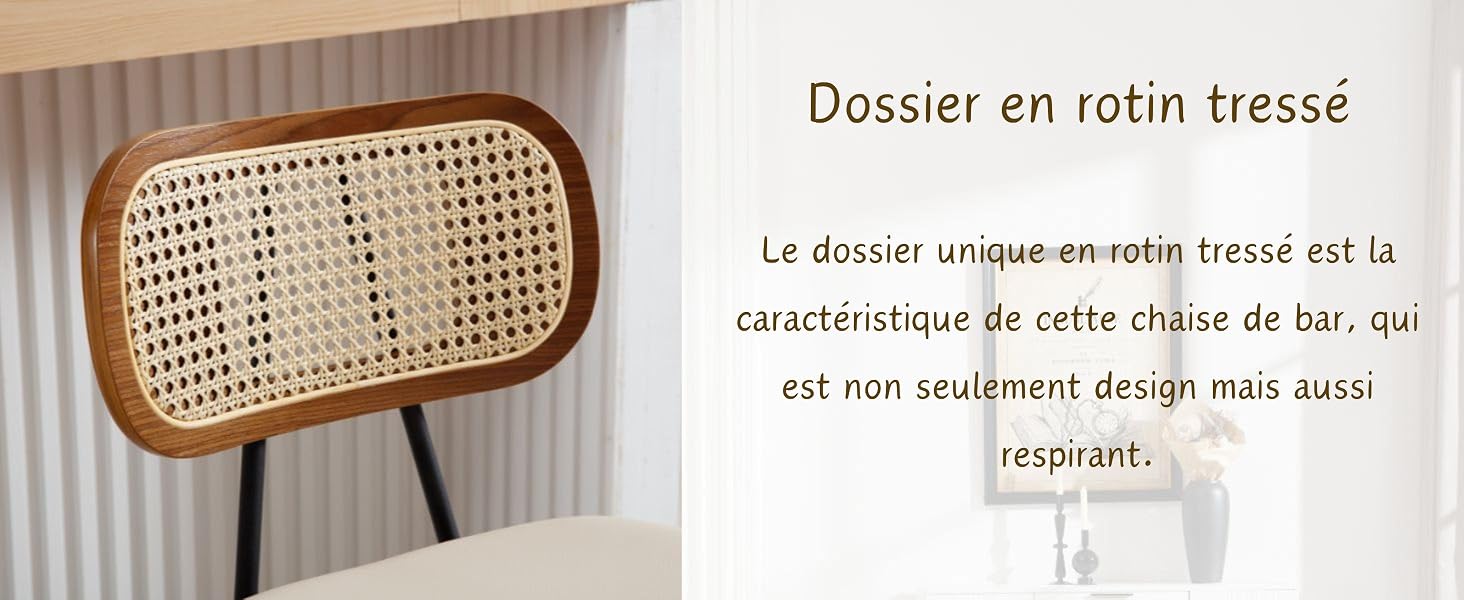 chaise haute bar