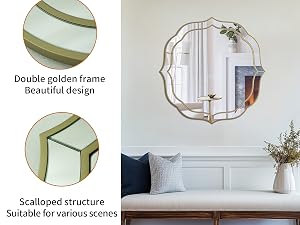 specchio stile barocco cornice oro grande specchio vintag dorato da parete specchio cucina