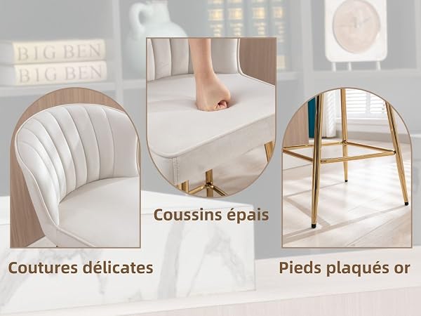 tabouret bar dore
