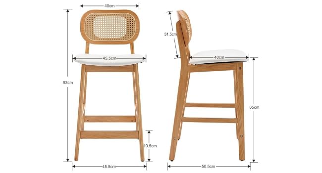 Chaises de Bar lot de 2