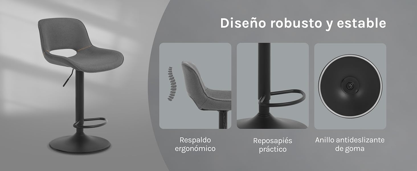 Taburete Cocina Alto