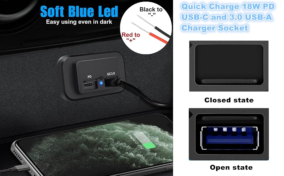 Prise de Chargeur de Voiture Double USB 4.8A