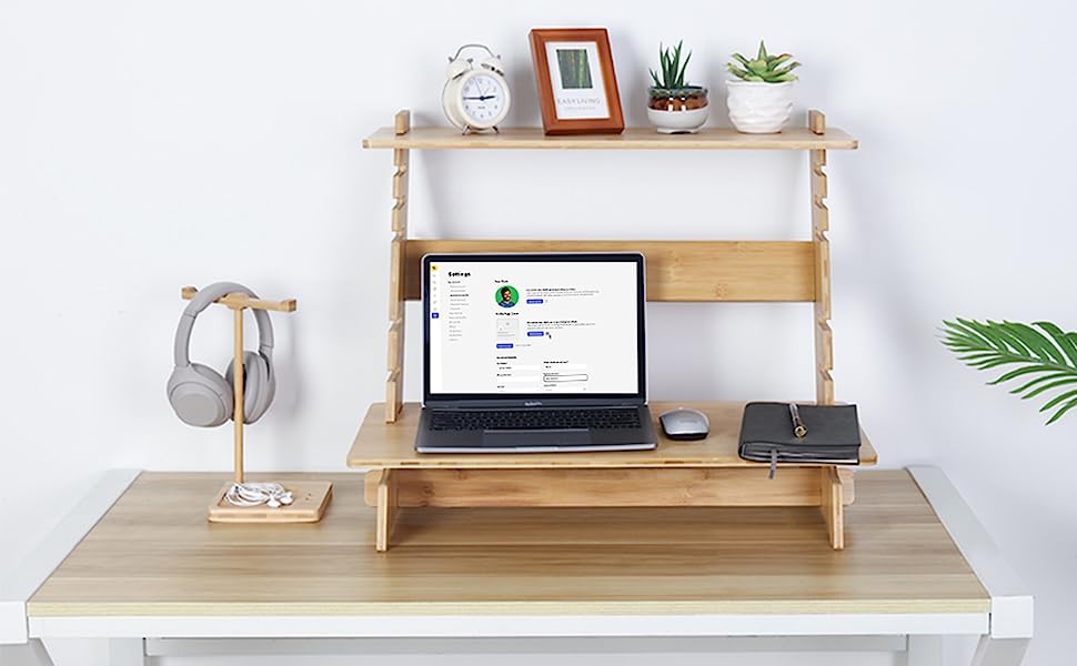 FATIVO Standing Desk Regolabile e Portatile, supporto da scrivania per monitor