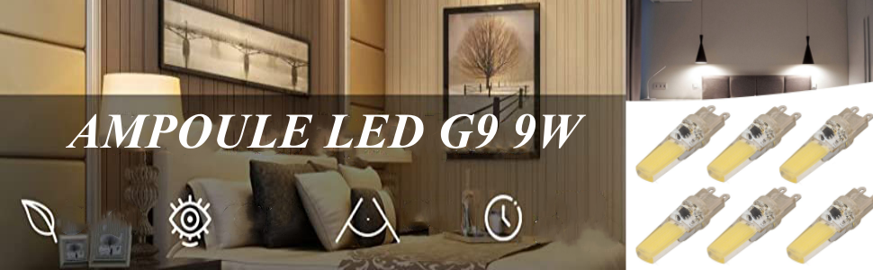 AMPOULE LED G9 9W