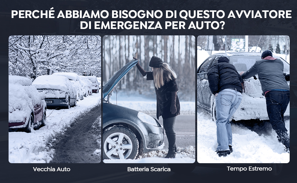 Avviatore Auto Trekure 5000A Con Compressore | Booster Batteria E Torcia Per Emergenze