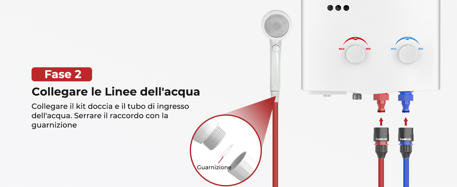 Étape 3 : Connecter la pompe à eau