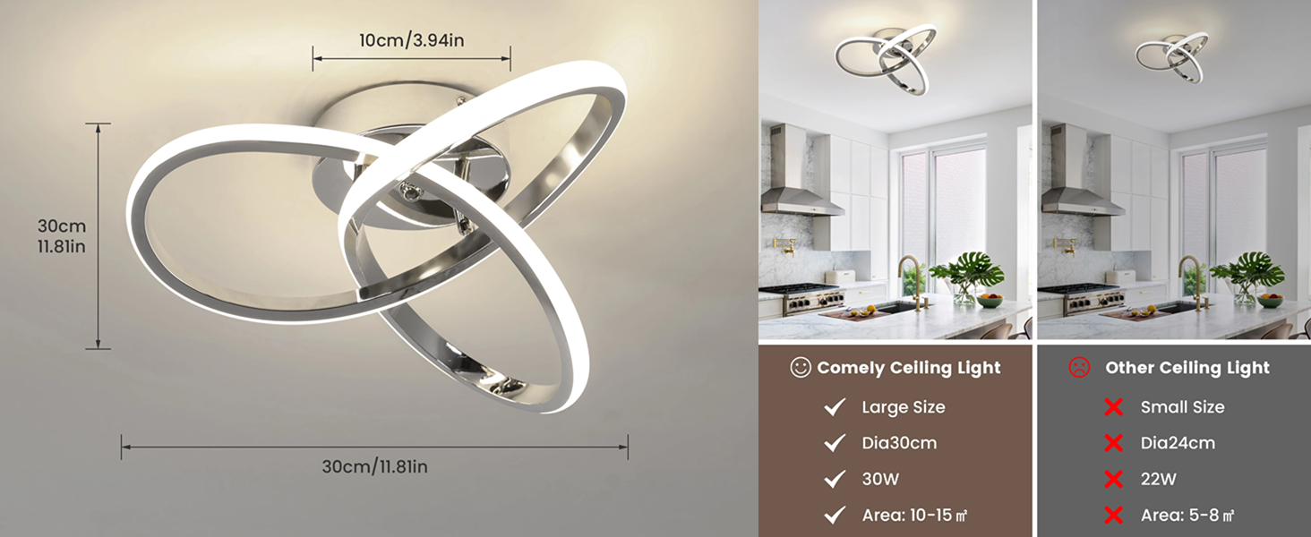 Plafonnier LED Moderne