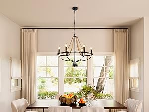dining room chandelier over table