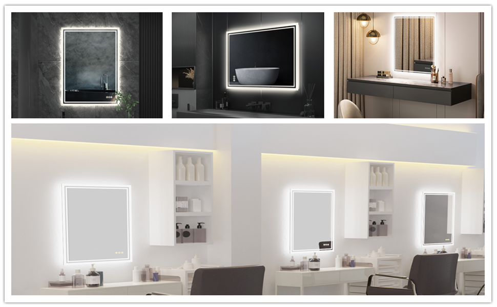 Miroir Salle Bain LED Mural