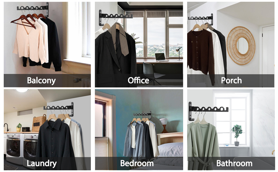 drying rack clothing wall mounted, outdoor clothes drying rack