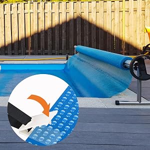 Kit de fixation pour bâche solaire de piscine