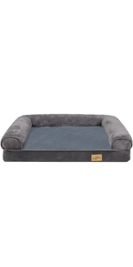 matelas mousse de mémoire dehoussable indestructible panier chien M moelleux resistant anti