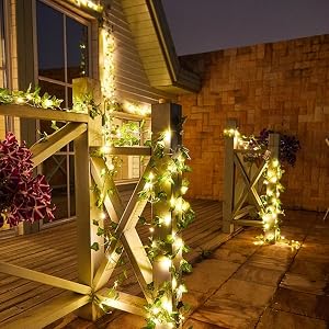 Guirlande lumineuse en rotin