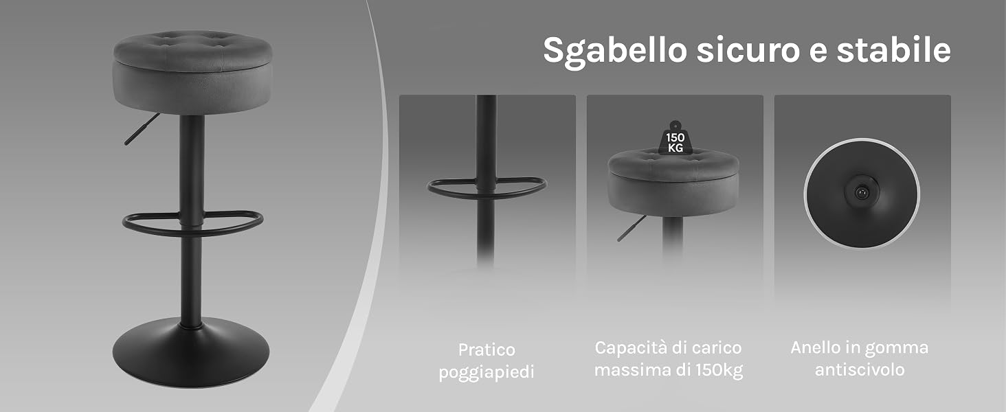 Sgabello da bar
