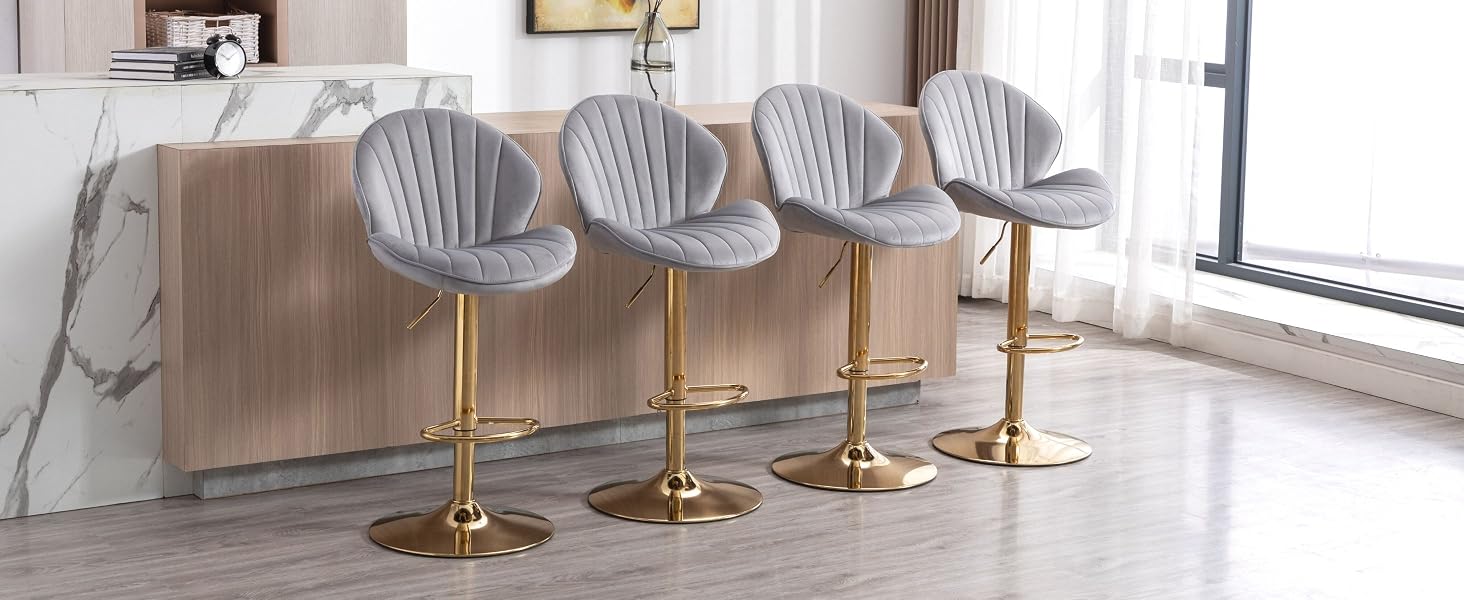chaise de bar lot de 2