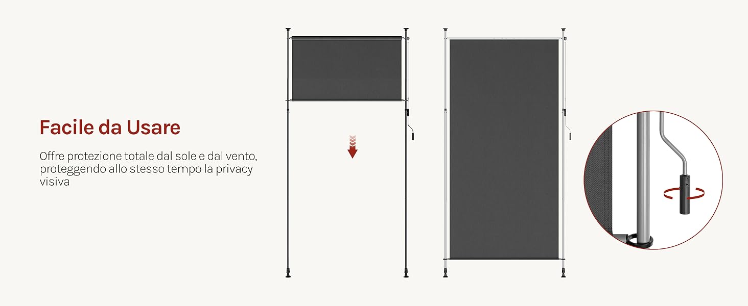 Diagramma delle istruzioni tecniche che mostra forme rettangolari nere con elementi circolari e indicatori di misurazione.