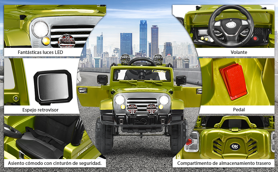 Coche electico Jeep 12V