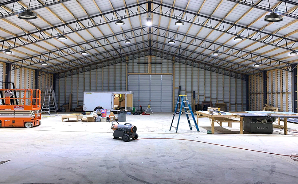LED Hallenstrahler Hallenbeleuchtung LED 6000K Kaltweiß  Industrielampe