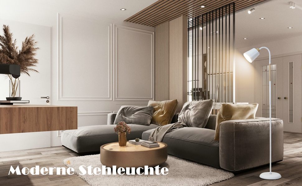 Moderne Stehleuchte
