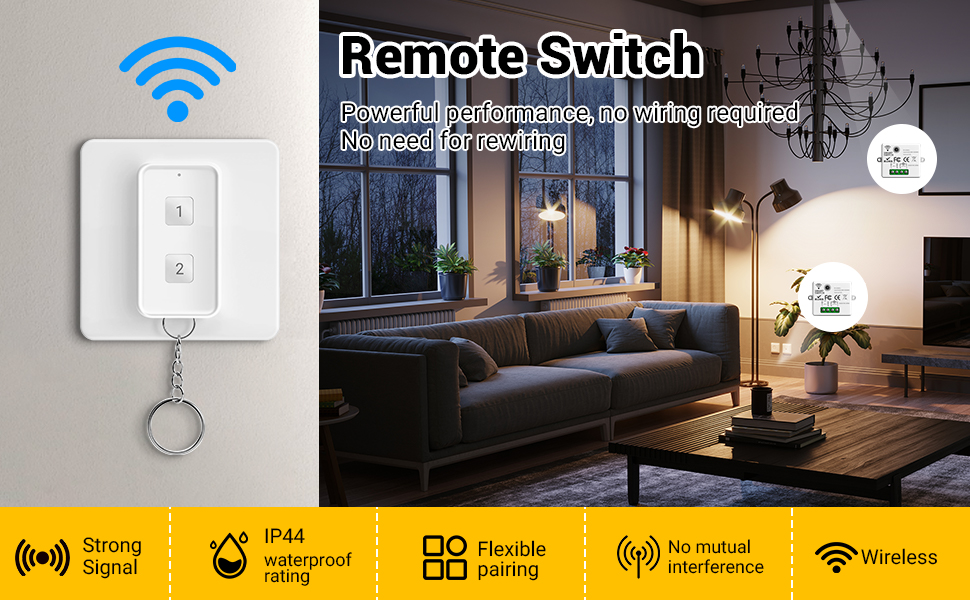 Der Text lautet „Remote Switch