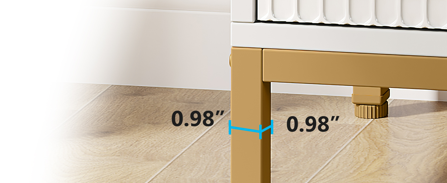 Three Drawer Storage Capacity