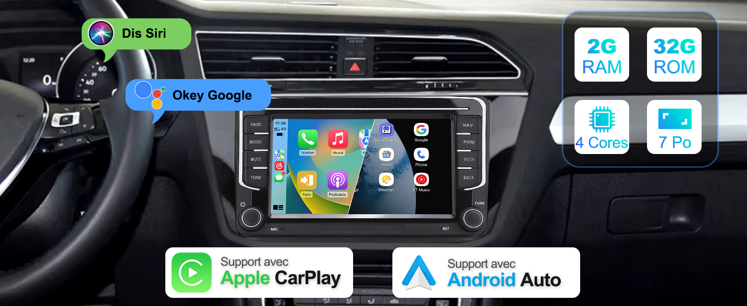 Apple CarPlay y Android Auto