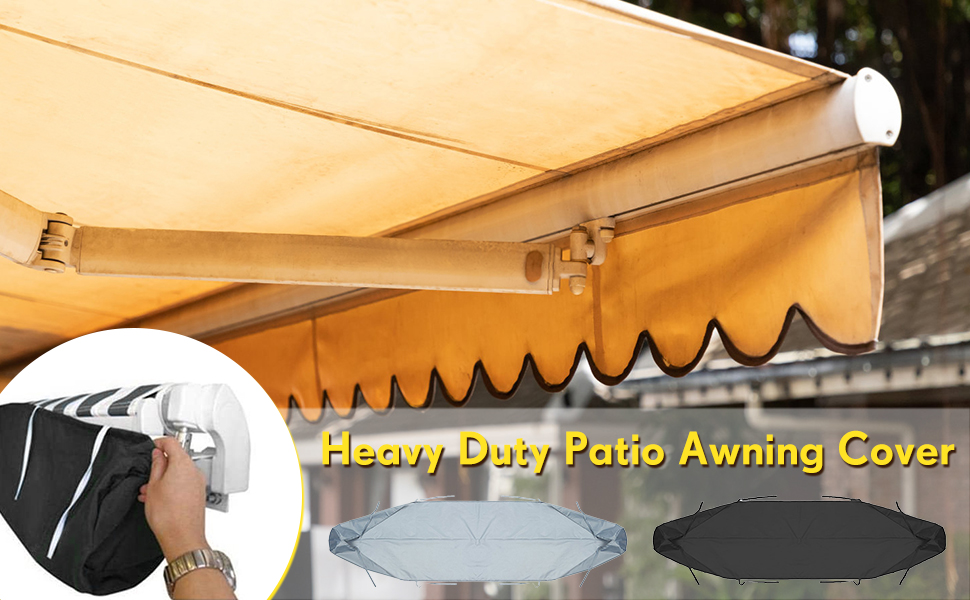 Funda antipolvo para toldo de patio de 2 a 5 m
