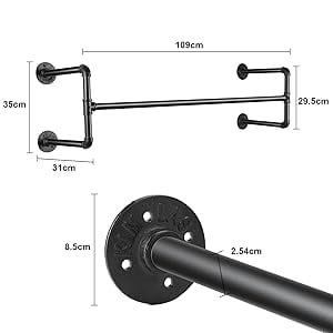 perchero barra para colgar ropa