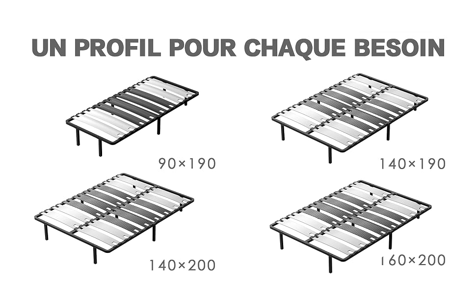 Quatre tailles